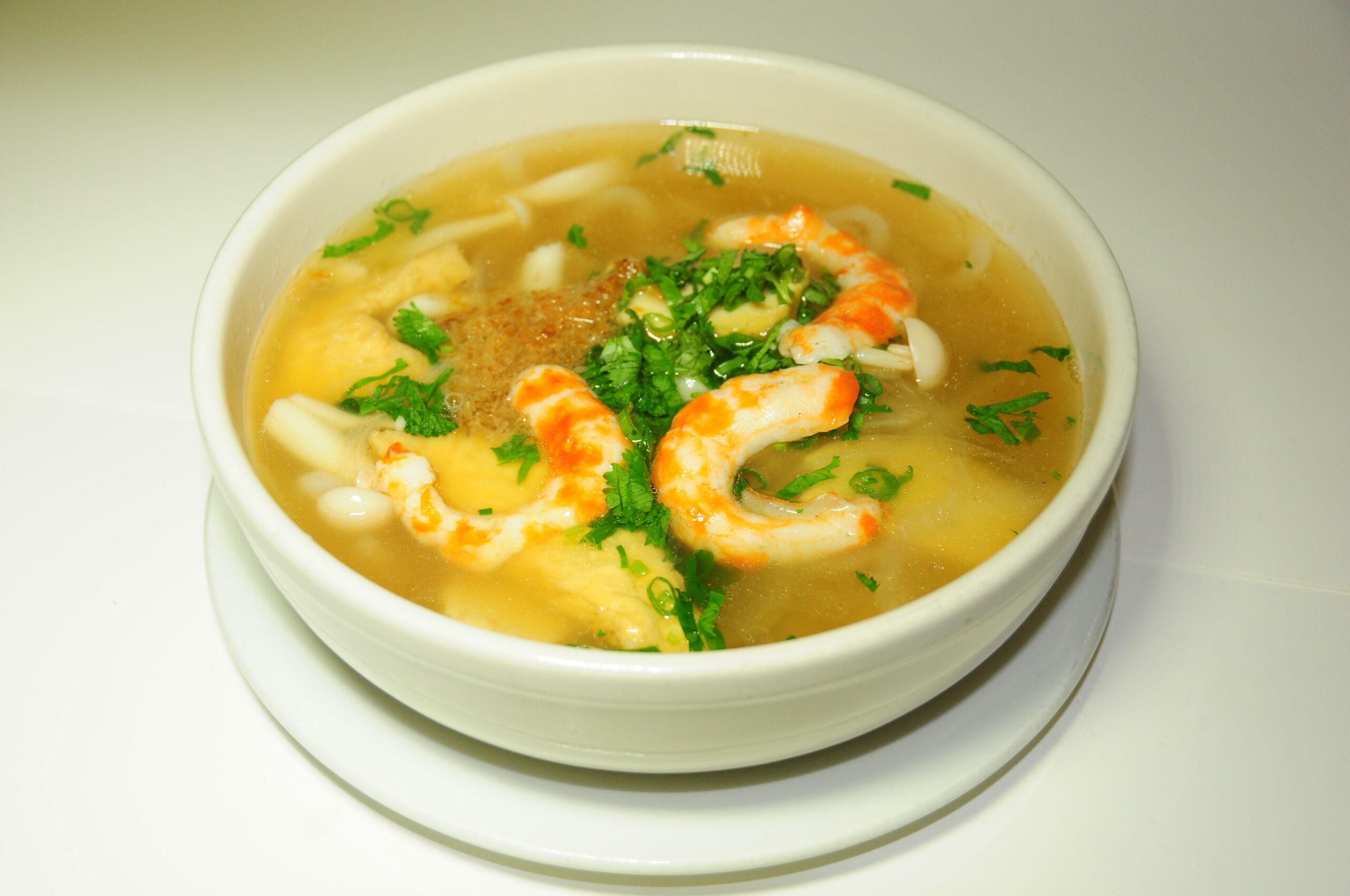 21. Soy Shrimp Udon Noodle Soup