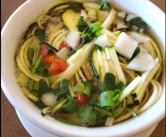 5. Zucchini Pho